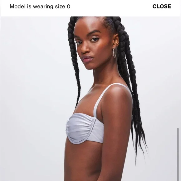 Good American Silver Bikini Set NWT!! - Picture 8 of 13